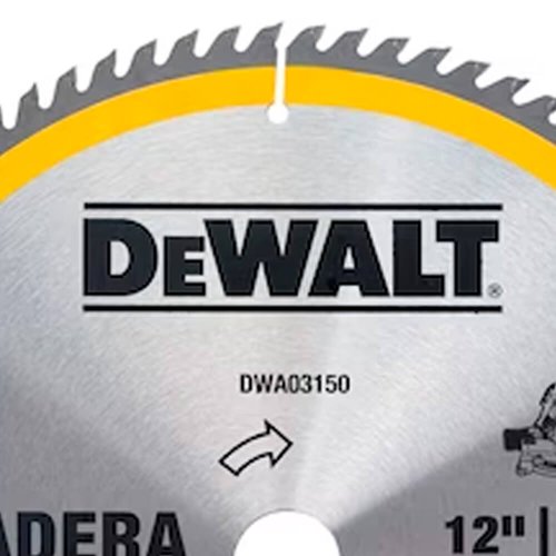 Lâmina para Serra Esquadria Madeira 12" 80 dentes - Dewalt