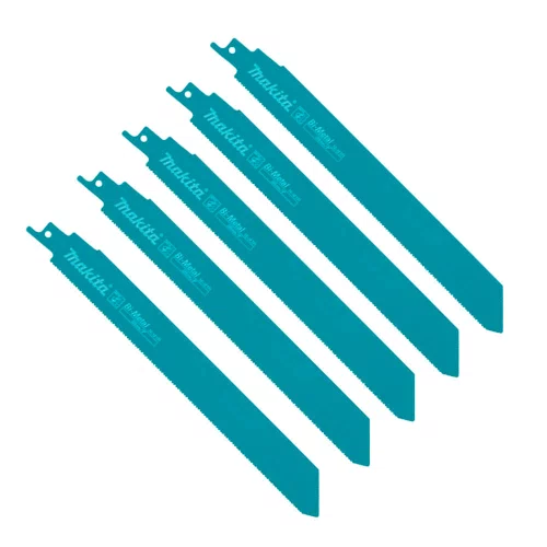 Lâmina para Serra Sabre 225mm Para Metal com 5 peças - Makita