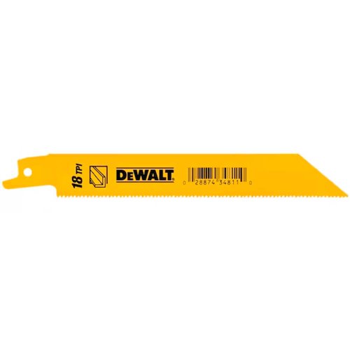 Lâmina para Serra Sabre 6" x 24 DPP Metais - DW4813-2 - Dewalt