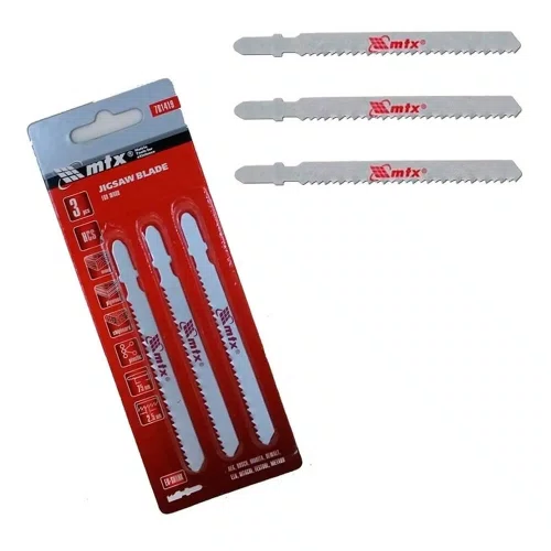 Lâmina para Serra Tico Tico 50 x 1,2mm em Aço com 3 peças - MTX