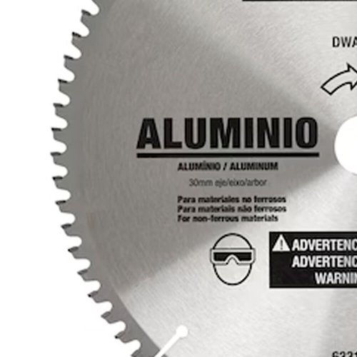 Lâmina Serra Esquadria 12" 80 Dentes Alumínio - Dewalt