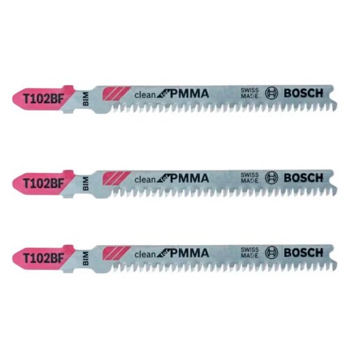 Lâmina Serra Tico Tico Acrílico 67mm T102BF 3 peças - Bosch