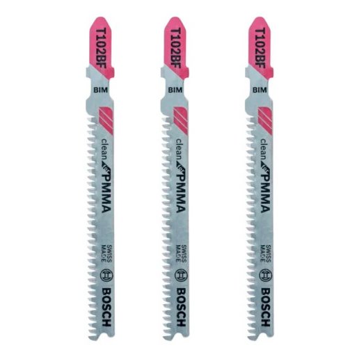 Lâmina Serra Tico Tico Acrílico 67mm T102BF 3 peças - Bosch