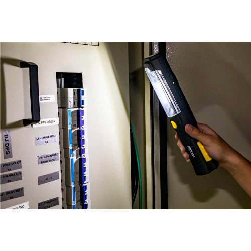 Lanterna de LED/COB Recarregável 6 LEDS - 8075030300 - Vonder