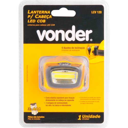 Lanterna de LED para Cabeça LED COB LCV 120 - Vonder