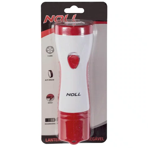 Lanterna Manual Recarregável 5 LED’s 351.0001 - Noll