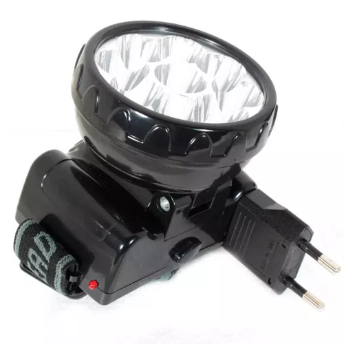 Lanterna para Cabeça Recarregável 9 LED’s 351.0003 - Noll
