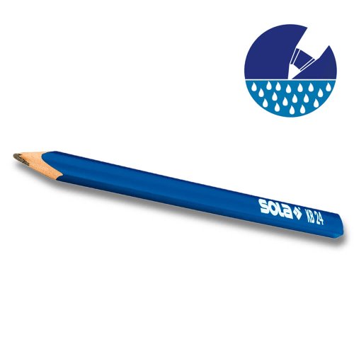 Lápis de Marceneiro para Madeira Molhada KB24 24cm - SOLA