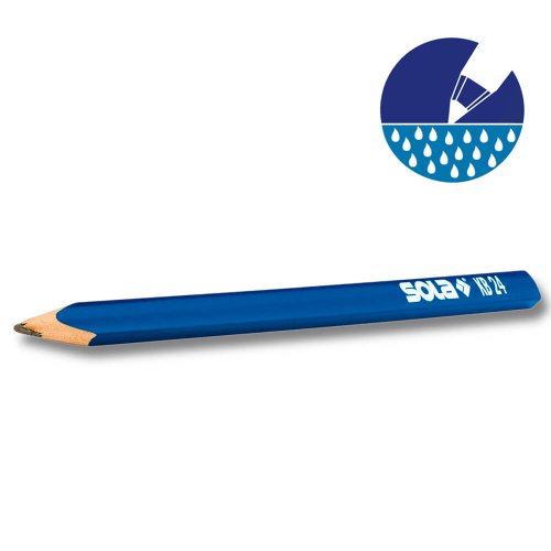Lápis de Marceneiro para Madeira Molhada KB24 24cm - SOLA