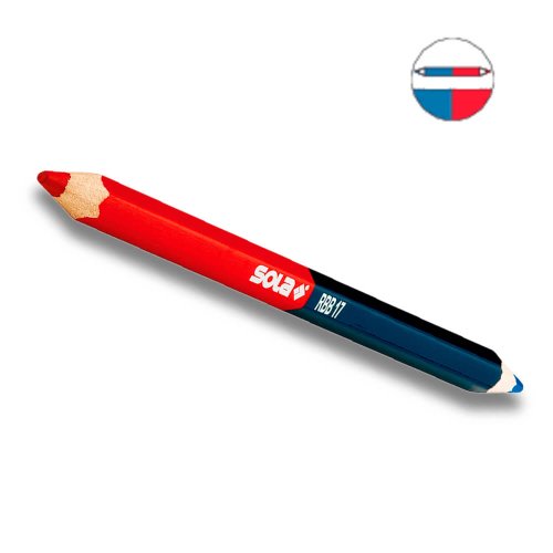 Lápis Especial Bicolor para Eletricista 17cm RBB17 - SOLA