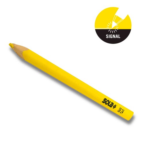 Lápis para Superfícies Escuras, Pisos e Vidros 24cm SB24 - SOLA