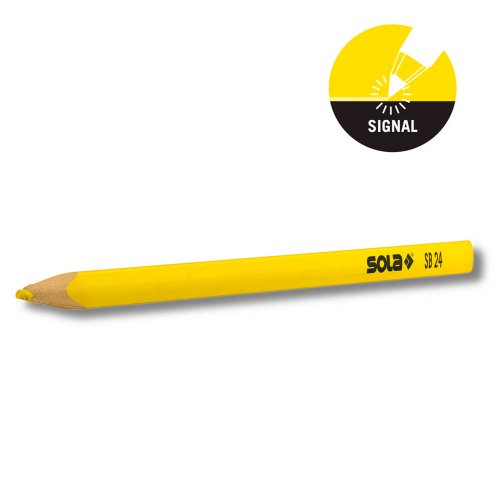 Lápis para Superfícies Escuras, Pisos e Vidros 24cm SB24 - SOLA