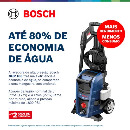 Lavadora de Alta Pressão GHP 180 220V 1500W - Bosch