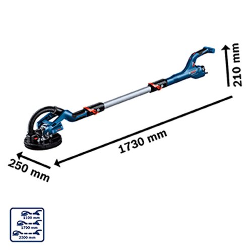 Lixadeira de Parede GTR 550 220V + Maleta - Bosch