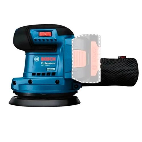Lixadeira Excêntrica GEX 185-LI SB à Bateria - Bosch