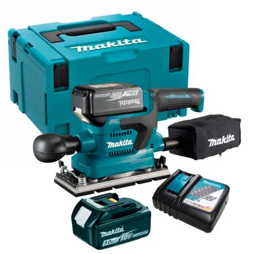 Lixadeira Orbital à Bateria 18V - Makita DBO380RTJ Lixadeira Orbital à Bateria 18V - Makita DBO380RTJ