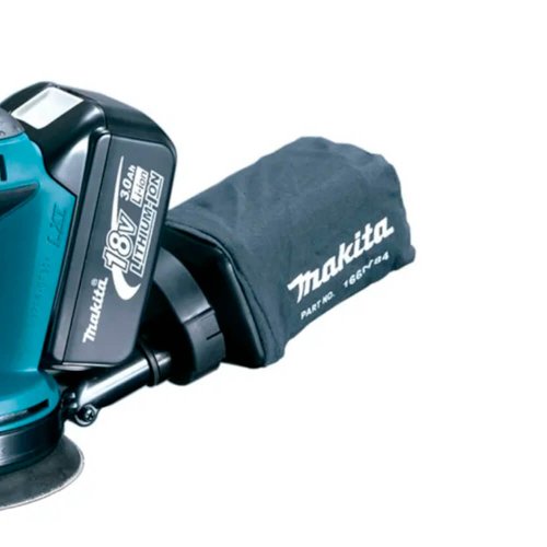 Lixadeira Roto Orbital 5" 18V à Bateria - Makita DBO180RFE