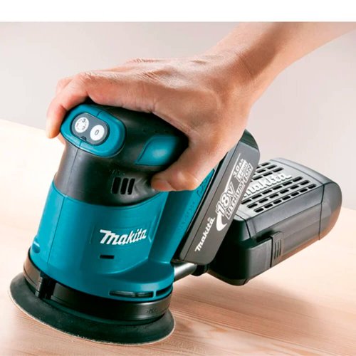 Lixadeira Roto Orbital 5" 18V à Bateria - Makita DBO180RFE