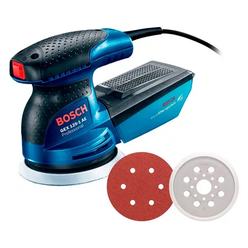 Lixadeira Roto-Orbital Excêntrica GEX 125-1AE 125mm 250W 220V - Bosch