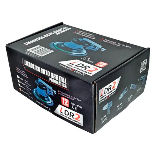 Lixadeira Roto Orbital Pneumática 6" com Aspiração - PDR