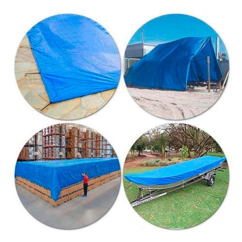 Lona Azul de Polietileno 5 x 5m - Noll