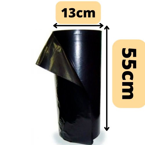Lona Plástica Preta 4 x 50m Média (9kgs) - Jopack
