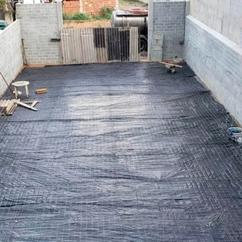 Lona Plástica Preta 4 x 50m Média (9kgs) - Jopack