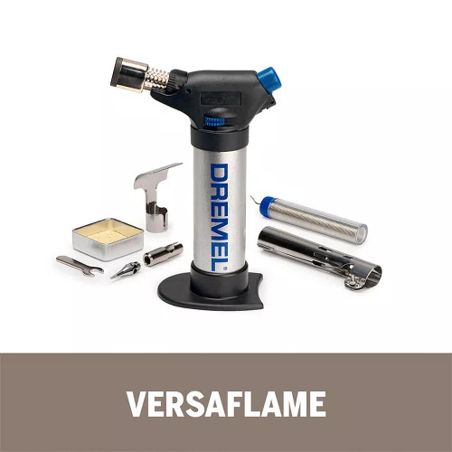 Maçarico Dremel Multiuso à Gás Versaflame com 7 Acessórios