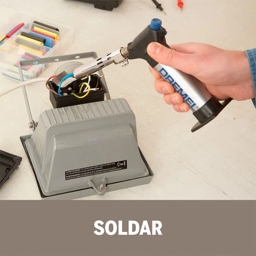 Maçarico Dremel Multiuso à Gás Versaflame com 7 Acessórios