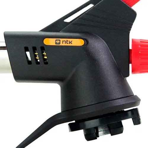 Maçarico Portátil Gás Torch Preto e Vermelho - Nautika