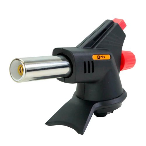 Maçarico Portátil Gás Torch Preto e Vermelho - Nautika