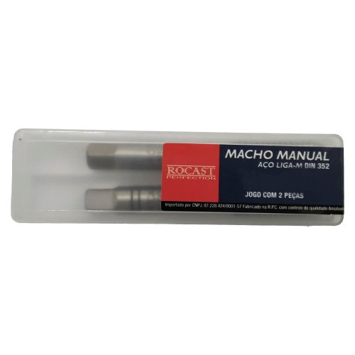 Macho Manual Aço Liga WS-M M8 X 1.25 - Rocast