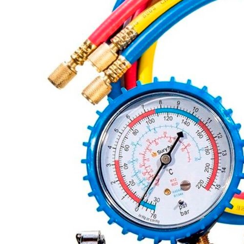 Manifold com Mangueira 90cm R22 R134 R404 - Suryha