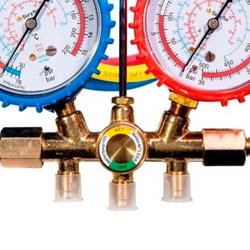 Manifold com Mangueira 90cm R22 R134 R404 - Suryha
