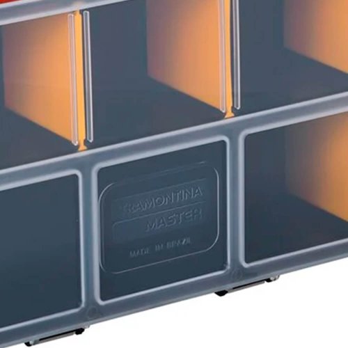 Maleta Plástica Organizadora 17" com Divisórias Móveis - Tramontina