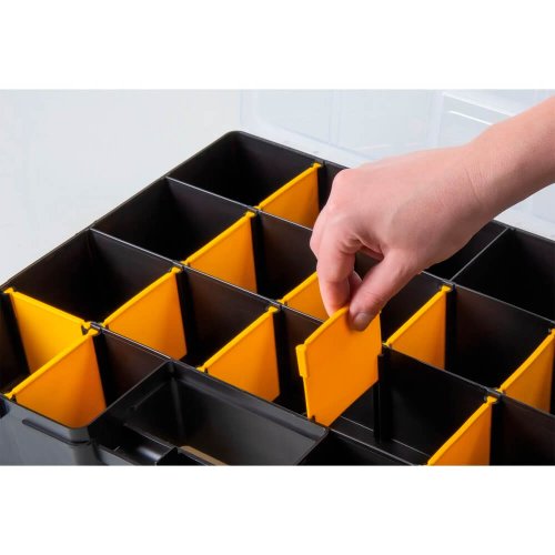 Maleta Plástica Organizadora 17" com Divisórias Móveis - Tramontina