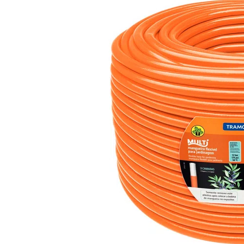 Mangueira para Jardim Super Flex 1/2" Laranja - Tramontina