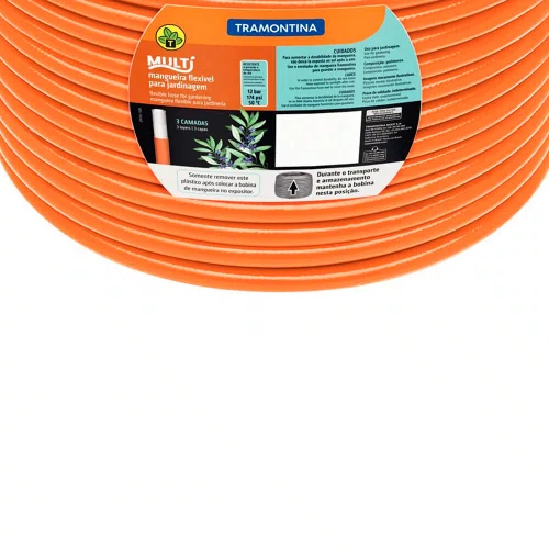 Mangueira para Jardim Super Flex 1/2" Laranja - Tramontina
