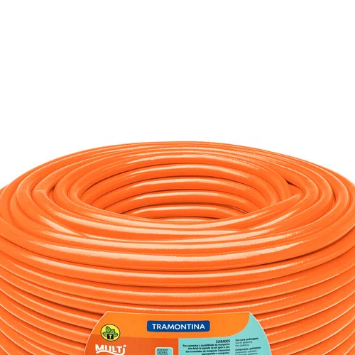 Mangueira para Jardim Super Flex 1/2" Laranja - Tramontina