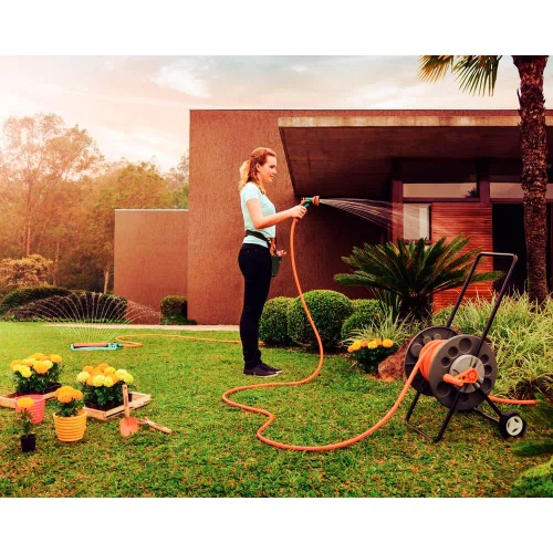 Mangueira para Jardim Super Flex 1/2" Laranja - Tramontina