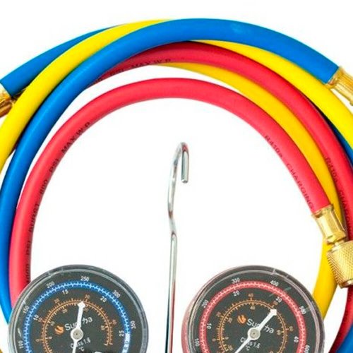 Manifold com Mangueira 90cm R410 / R32 - Suryha