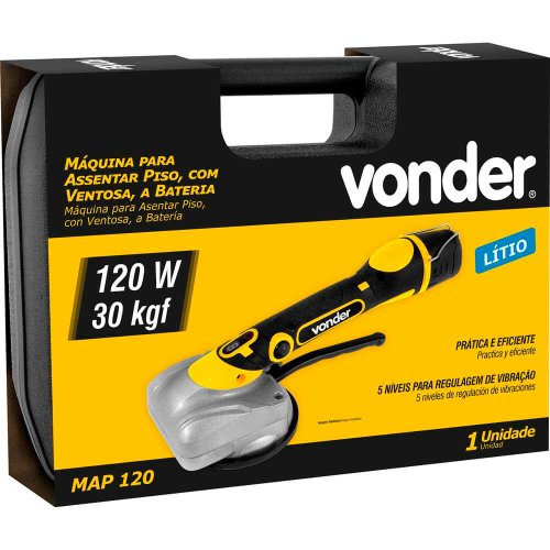 Máquina de Assentar Piso MAP 120 a Bateria - Vonder