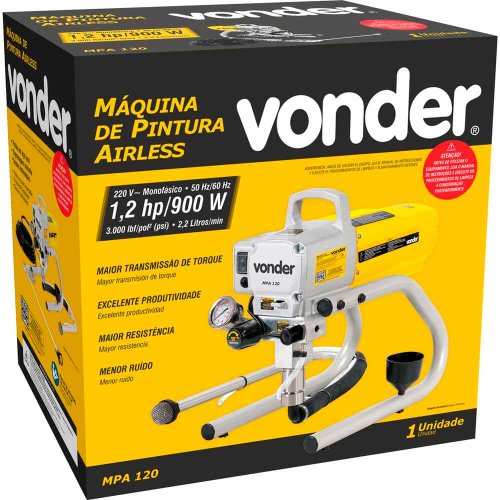 Máquina de Pintura Airless MPA120 1,2HP 220V - Vonder