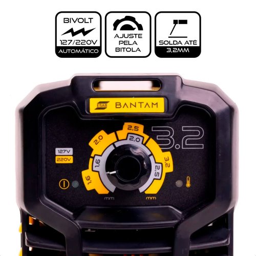 Máquina Inversora de Solda Bantam 3.2 Bivolt - Esab