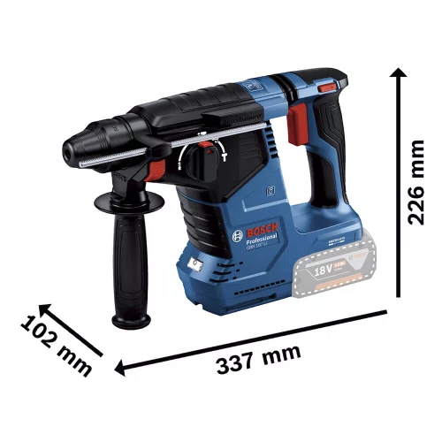 Martelete Rompedor Perfurador Bosch à Bateria 18V GBH 187-LI
