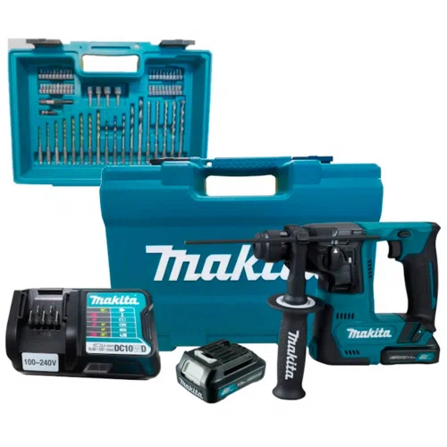 Martelete Rotativo Rompedor à Bateria 12V com Kit de Acessórios HR140DWYE1 - Makita