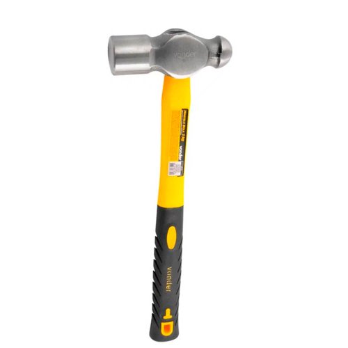 Martelo Bola 1KG com Cabo de Fibra - Vonder
