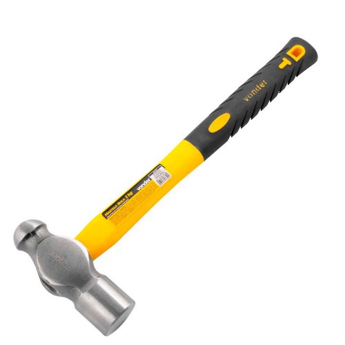 Martelo Bola 1KG com Cabo de Fibra - Vonder
