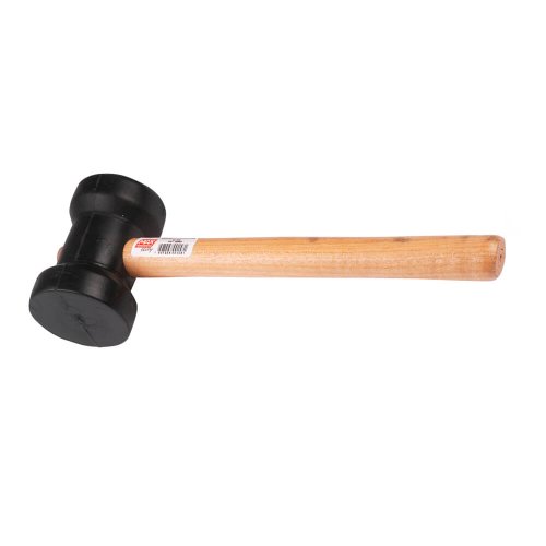 Martelo de Borracha 60mm Preto - Max Ferramentas