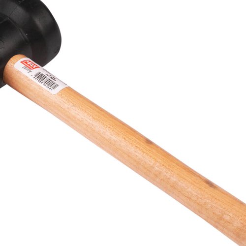 Martelo de Borracha Preto 60mm - Max Ferramentas